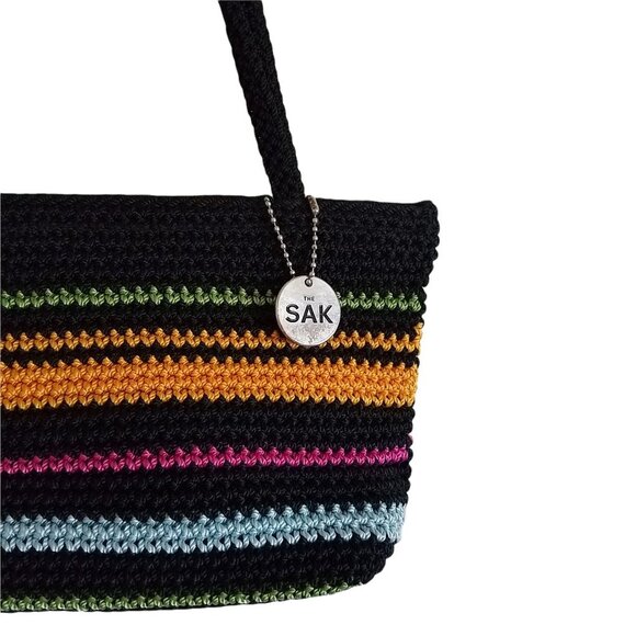 The Sak Rainbow Multi Color Crochet Mini Bag - Picture 2 of 9